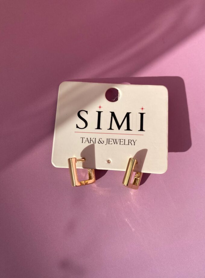 VIP Minik Boy Gold Kare Küpe