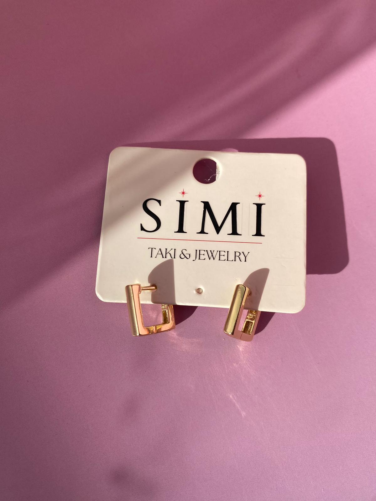 VIP Minik Boy Gold Kare Küpe