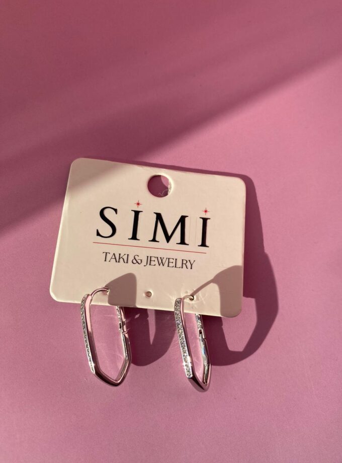 VIP İnce Tasarım Model Silver Küpe