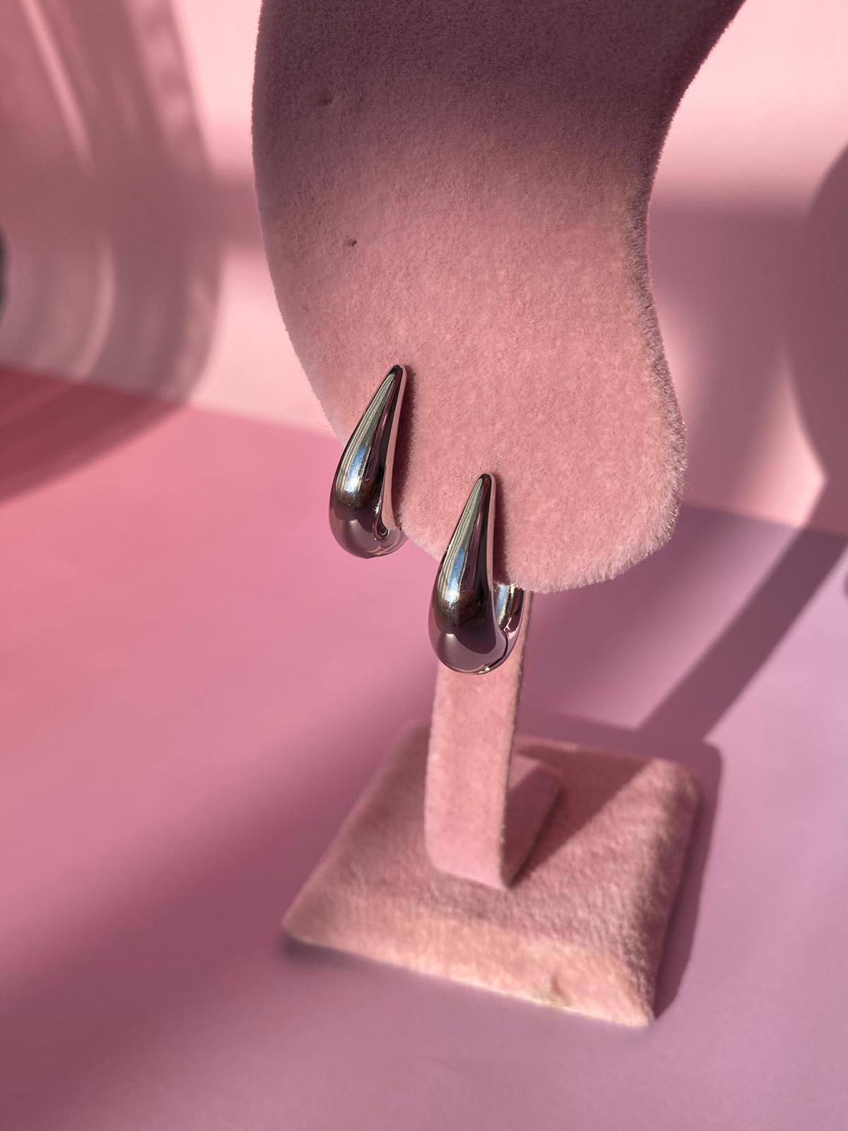 VIP Silver Damla Model Küpe - Görsel 5