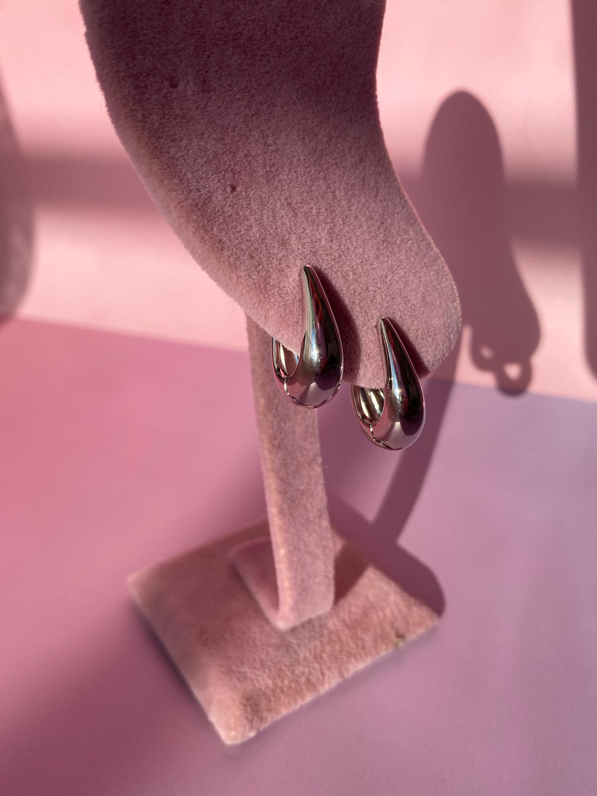 VIP Silver Damla Model Küpe - Görsel 6