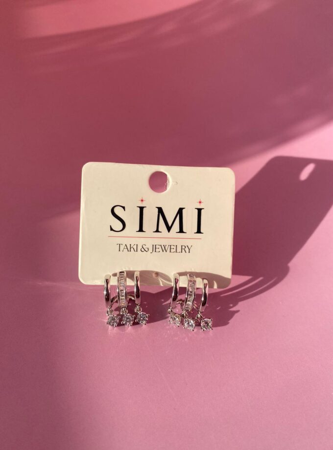 VIP Çoklu Taşlı Sallantılı Küpe