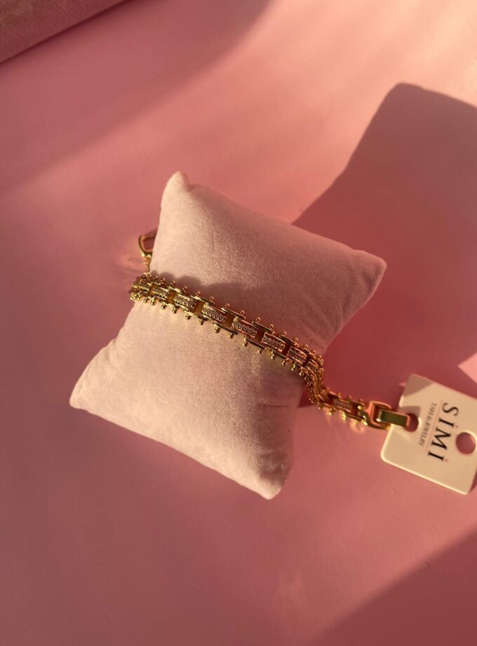 Gold Şerit Zincir Bileklik