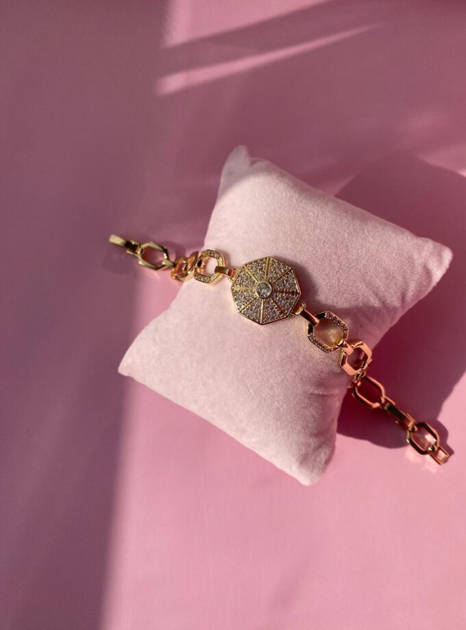 Premium Seri Taşlı Zincir Bileklik