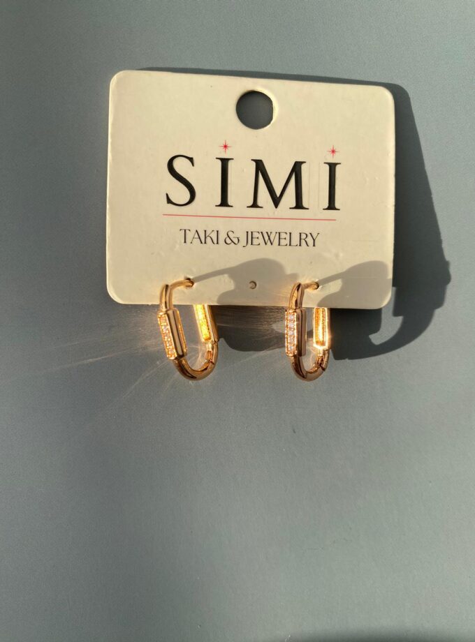 VIP Rose Taşlı Küpe