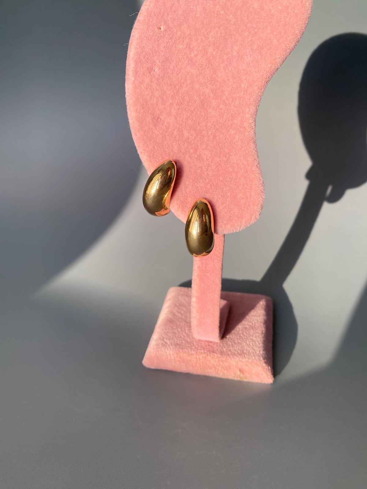 VIP Altın Damla Küpe - Görsel 5