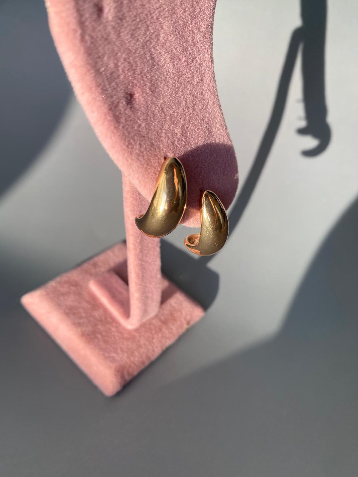 VIP Altın Damla Küpe - Görsel 2