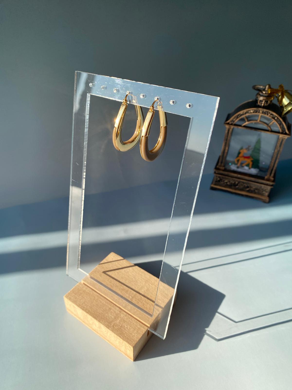 Renkli Büyük Küpe - Görsel 6