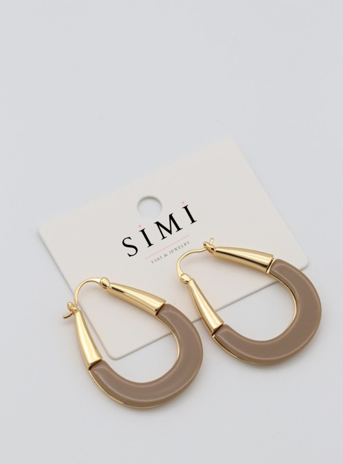 Renkli Büyük Küpe