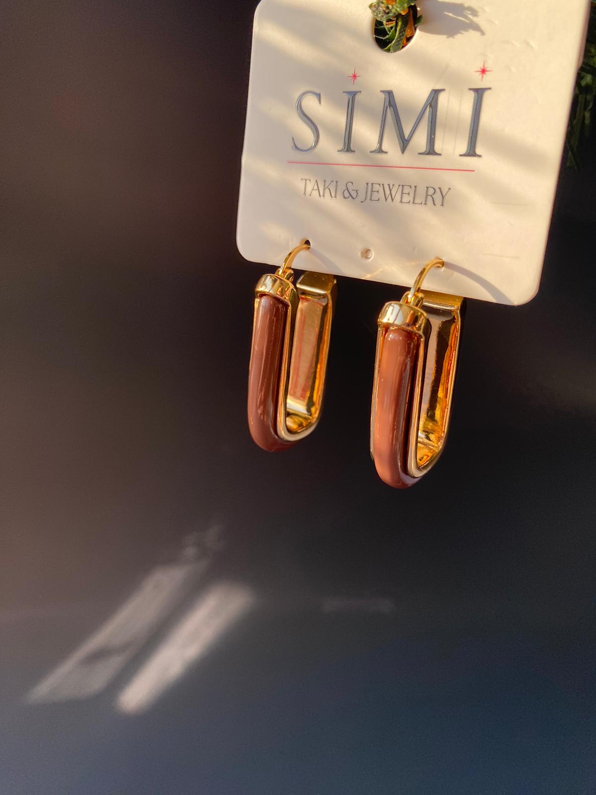 Kahverengi Küpe - Görsel 3