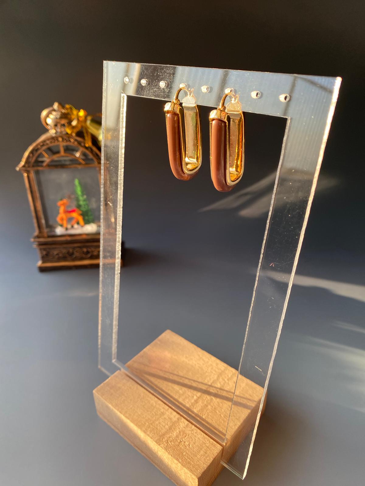 Kahverengi Küpe - Görsel 6