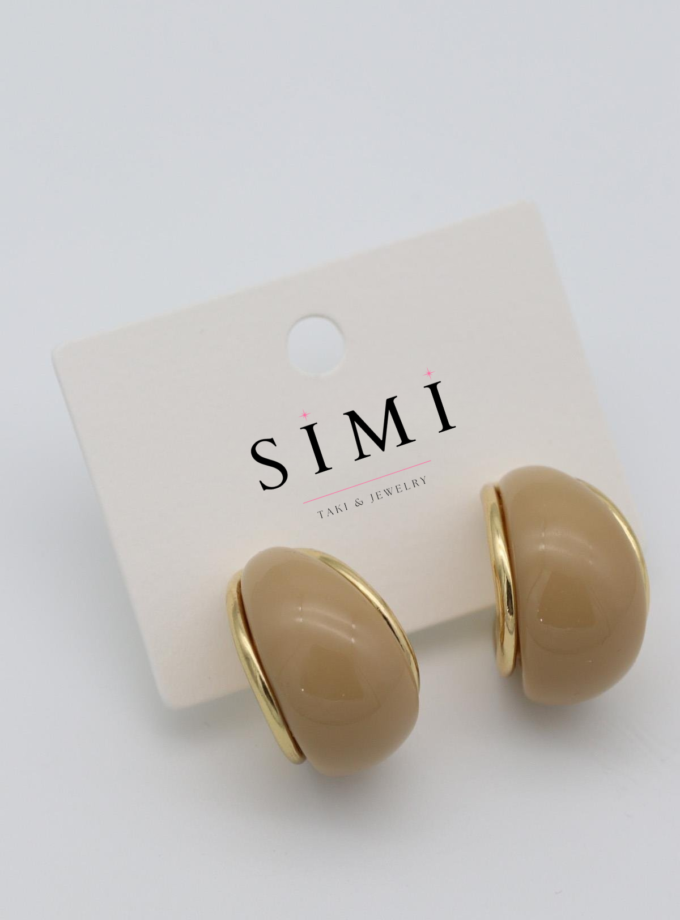 Kalın Model Yarım Halka Küpe