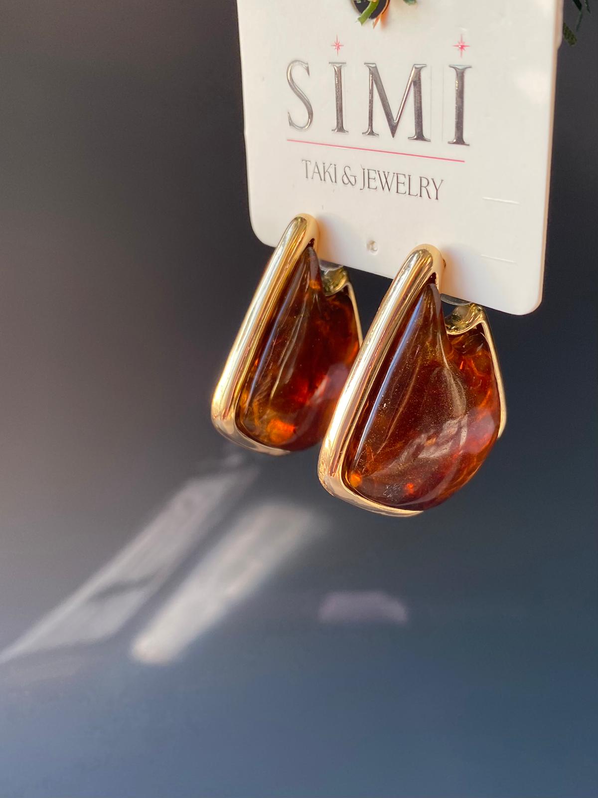 Renk Yansımalı Büyük Boy Küpe 35mm - Görsel 4