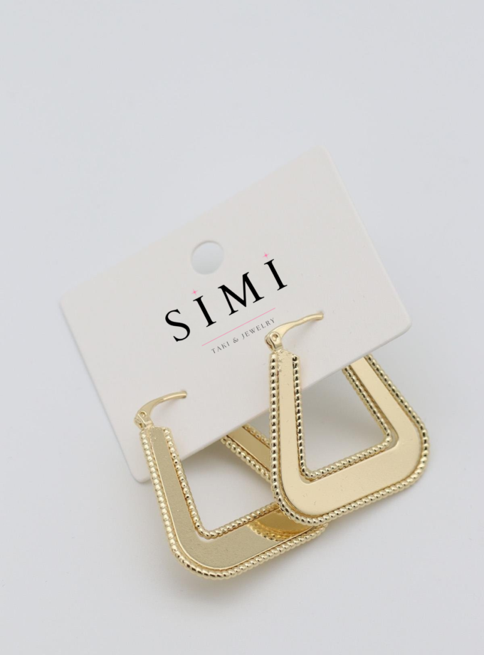 Üçgen Büyük Boy Küpe 35mm