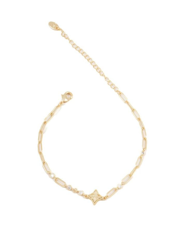 VIP Yıldız Detaylı Zincir Bileklik