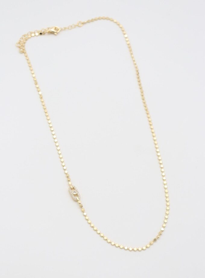 Choker Model İnce Ezme Kolye