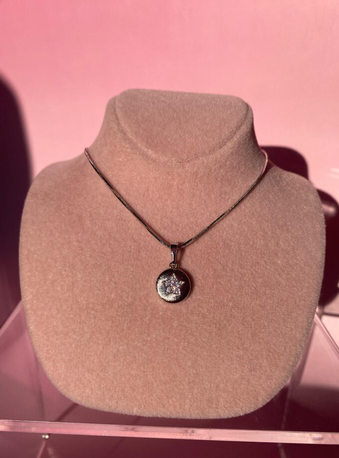 Silver Yıldız Model Kolye