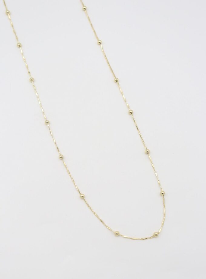 Topçuk Zincir Model Uzun Kolye