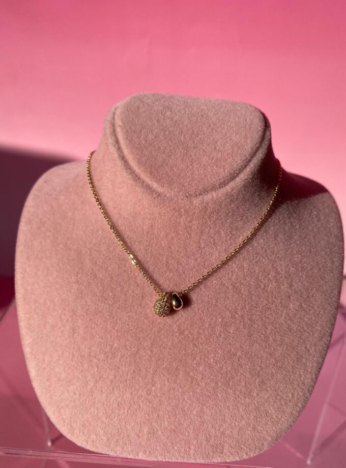 Damla Model Gold Kolye