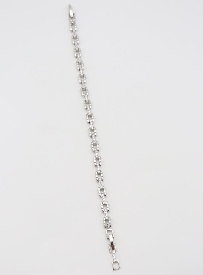 Silver Luxe Taşlı Bileklik