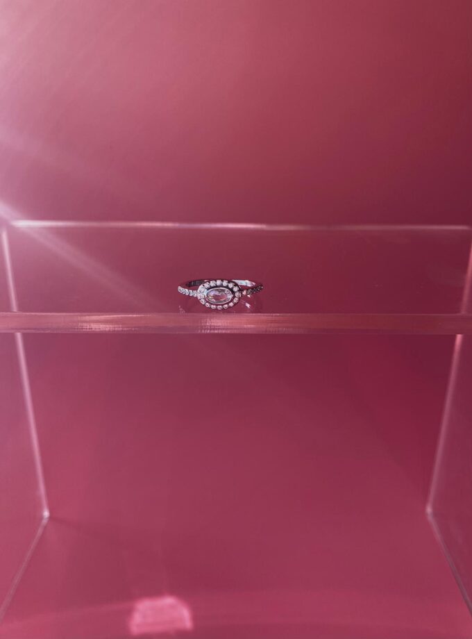 Royal Silver Oval Serçe Parmak Yüzük
