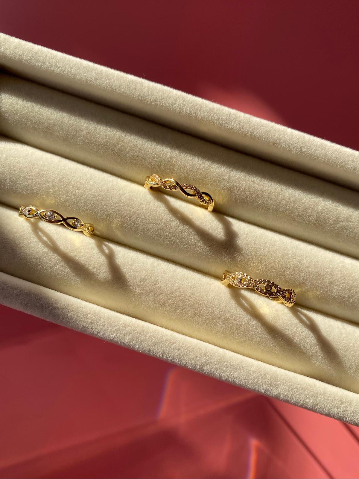 Golden Twist Yüzük - Görsel 2
