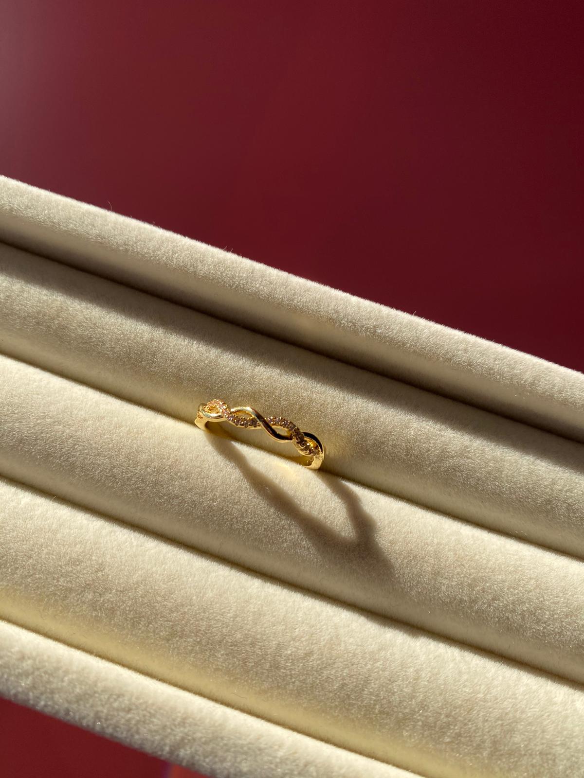 Golden Twist Yüzük - Görsel 6