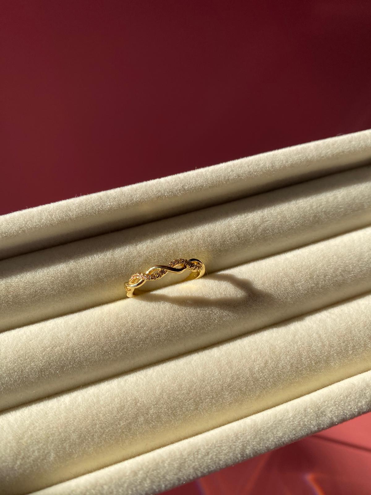 Golden Twist Yüzük - Görsel 5