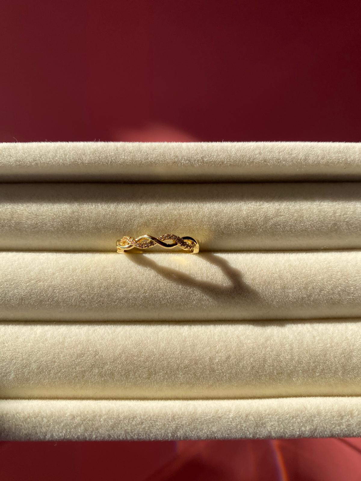 Golden Twist Yüzük - Görsel 3