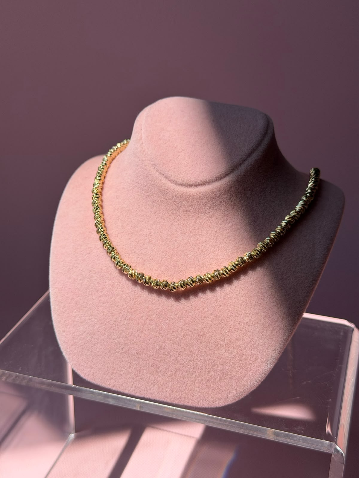 Gold Dorika Kolye - Görsel 3