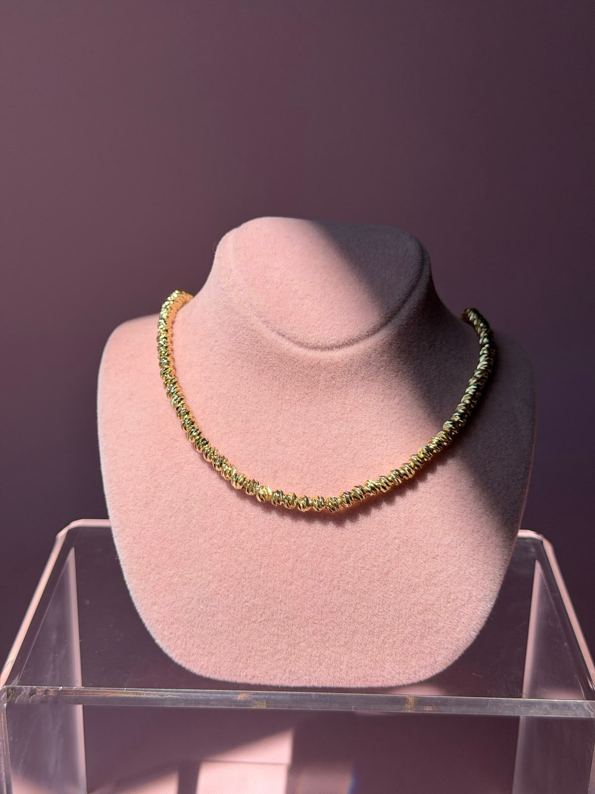 Gold Dorika Kolye - Görsel 2
