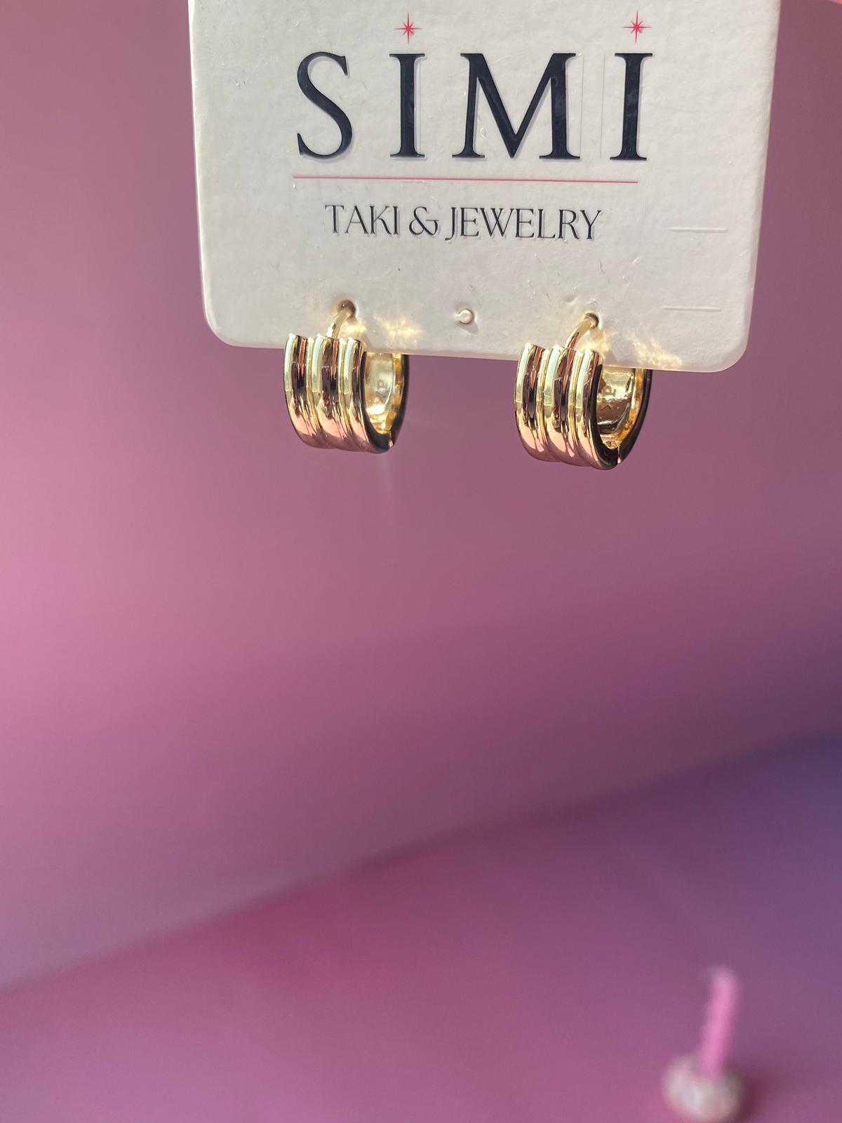 Elara Gold Hoop Küpe - Görsel 7