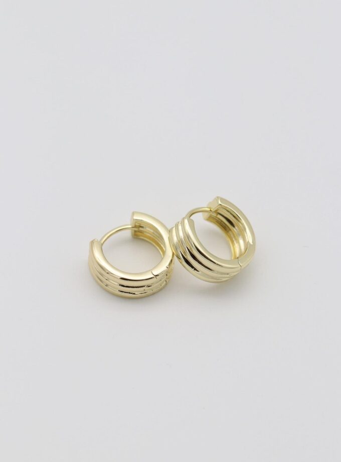 Elara Gold Hoop Küpe