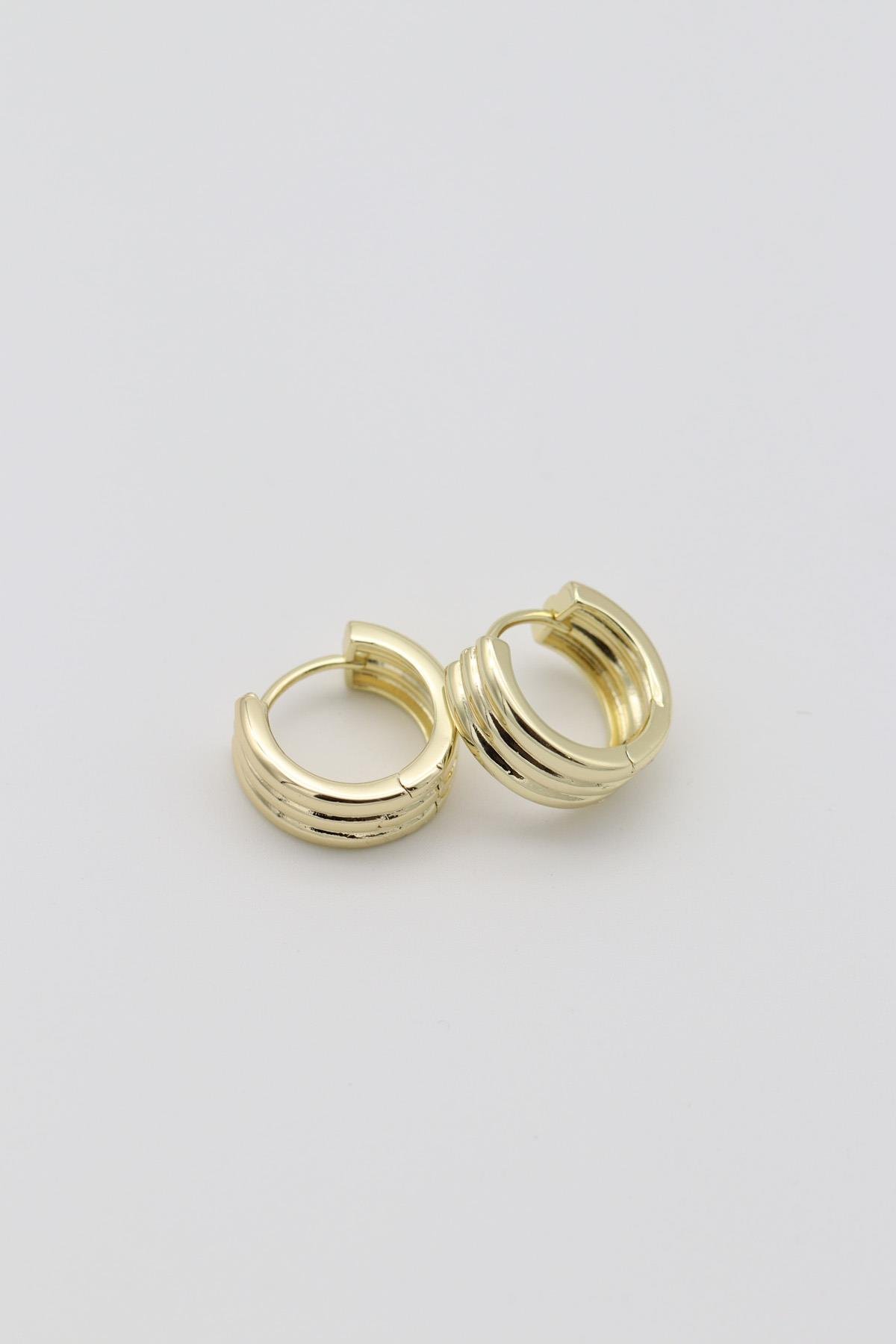 Elara Gold Hoop Küpe