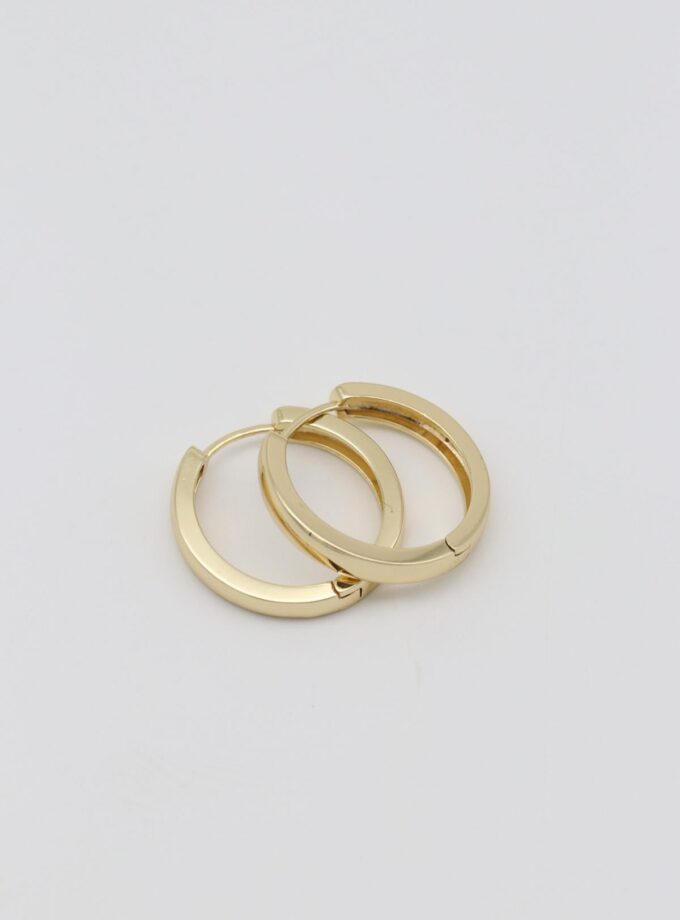 Gold Halka Küpe 25mm